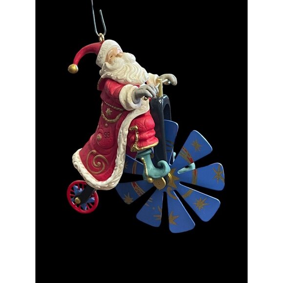 1999 Hallmark Keepsake Christmas Ornament Kringle’s Whirligig Vtg Santa Claus - Picture 1 of 6